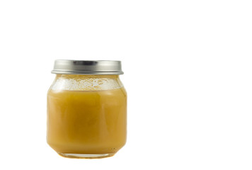 Jar of baby puree
