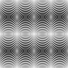 Design seamless monochrome ellipse pattern