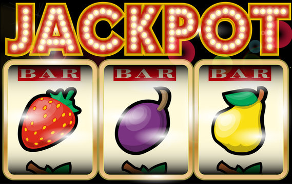 Slot Machine Illustration Jackpot
