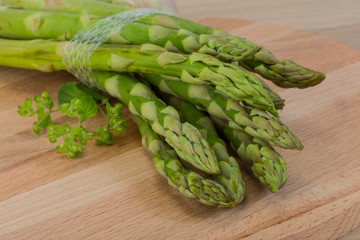 Raw asparagus