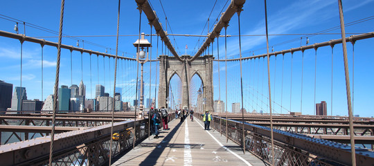 Fototapeta premium New York City / Brooklyn bridge