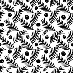 Seamless stylish hand drawn pattern. 