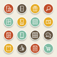 Kitchen Appliances Web Icons