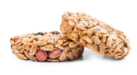 Stack of sunflower seeds in sweet syrup.