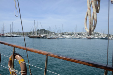 Obraz premium Port de Bodrum (Turquie)