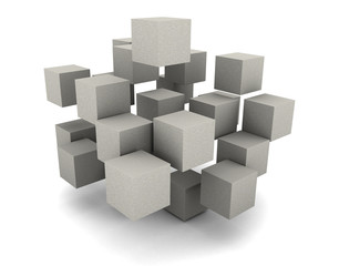 concrete cubes