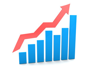 Obraz premium business graph