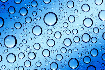  drops on glass