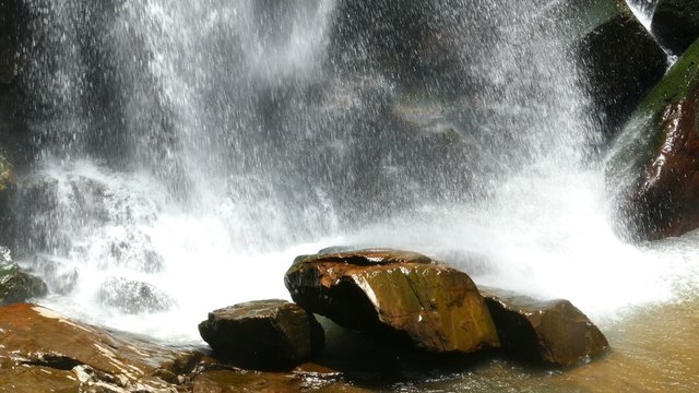Waterfall Ramboda in Sri Lanka
