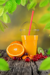 Fresh juice mix fruit