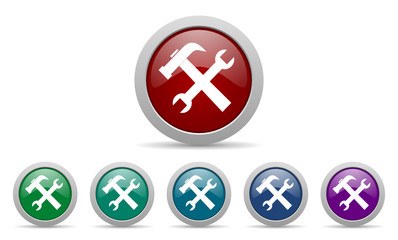tools vector icon set