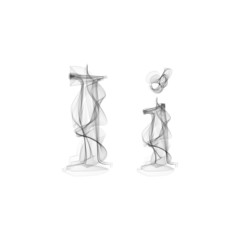 Black Smoke font. Letter I