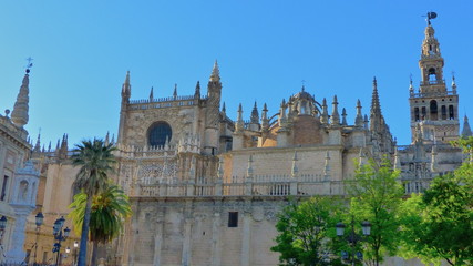 Obraz premium Cathédrale et Giralda de Séville