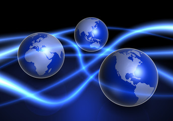 地球とインターネット