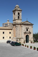 Fototapeta na wymiar Santuario della Madonna di Gulfi, Chiaramonte Gulfi - Ragusa