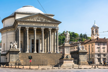 The Gran Madre di Dio Church in Turin
