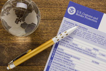 Filling in the customs declaration