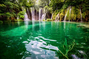 Poster Nationaal park Plitvicemeren Kroatië © UMB-O