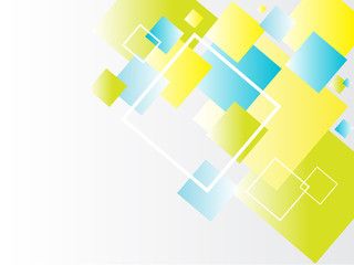 Modern squares abstract background