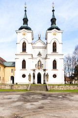 Fototapeta na wymiar premonstratensian monastery, Zeliv, Czech Republic