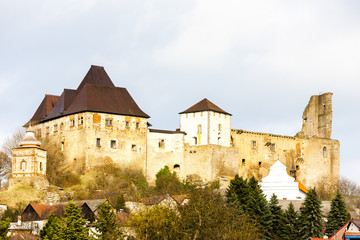 Fototapeta na wymiar Lipnice nad Sazavou Castle, Czech Republic
