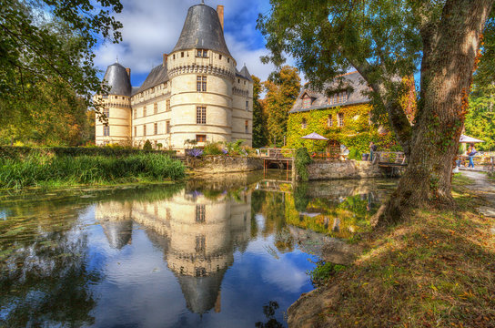 The chateau de l'Islette, France. Located in the Loire Valley.