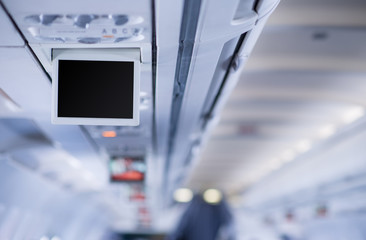 Fototapeta premium Airplane Display Screen
