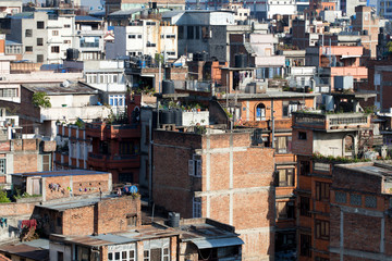 Fototapeta premium Urban architecture from Kathmandu Nepal City background