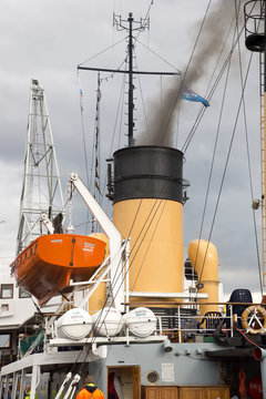Eisbrecher Dampfschiff Stettin