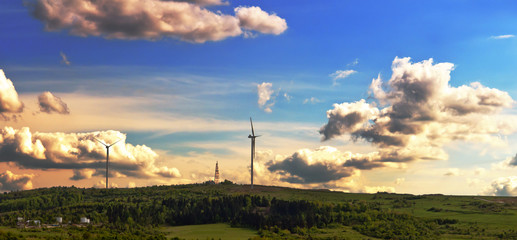 Fototapeta premium wind turbines