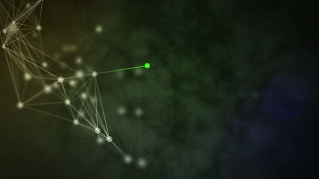 Verbundene Punkte - Ein Punkt sticht heraus