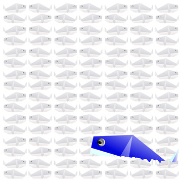 Origami whale animal background screen vectors 