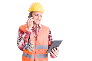 Busy and modern constructor or builder