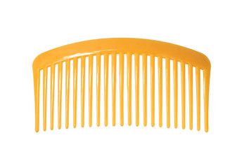 Chinese wrapped comb isolated on white background