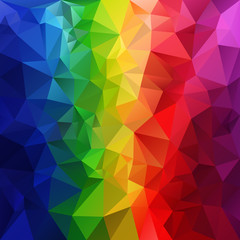 vector polygonal background  triangular full spectrum rainbow 