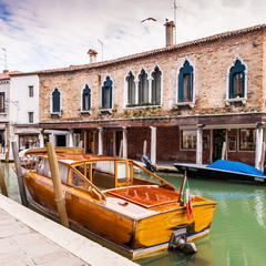 Fototapeta na wymiar Ile de Murano à Venise, Italie