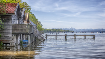 Obraz premium Stegen at Ammersee
