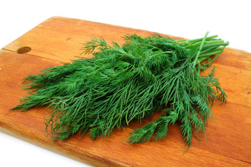 Bunch of fresh dill