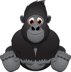 Fototapeta premium cute baby gorilla