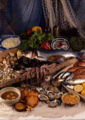 poissons et fruits de mer