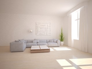 white interior design