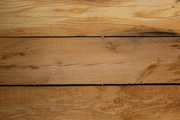 Unpainted wooden boards background