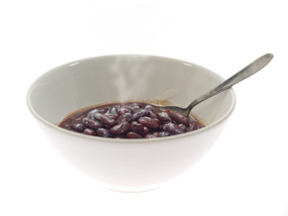 red beans boiled with sugar