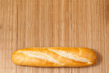 bagette on vintage background