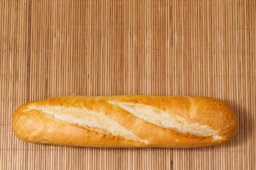 bagette on vintage background
