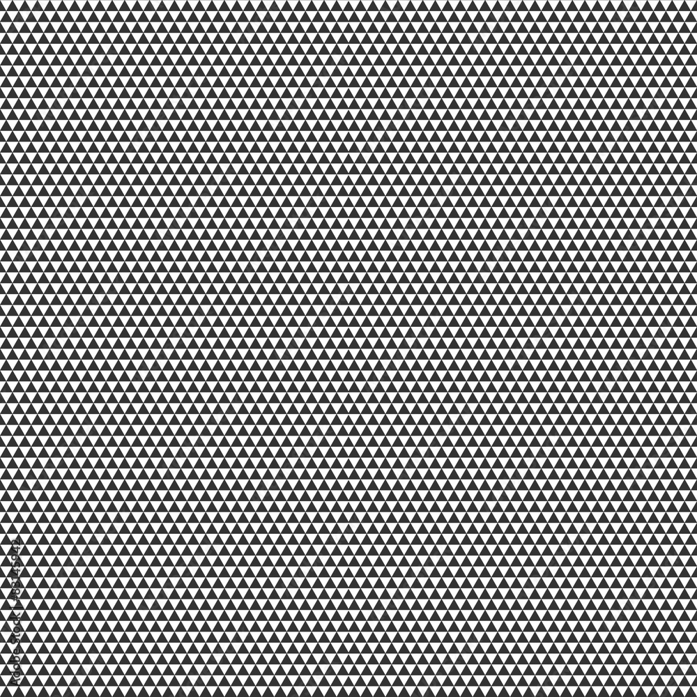 Poster Big seamless gray pattern triangles on white background. Vector