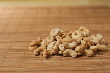 salted raw cashew nuts