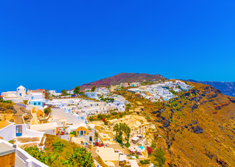 in Oia the most beautiful village of Santorini island in Greece