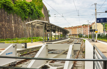 Ferrocarriles, trenes, estaciones, Lyon-Saint-Paul, Francia