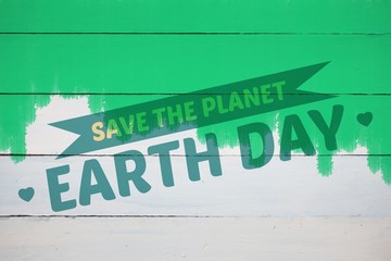 Composite image of save the planet
